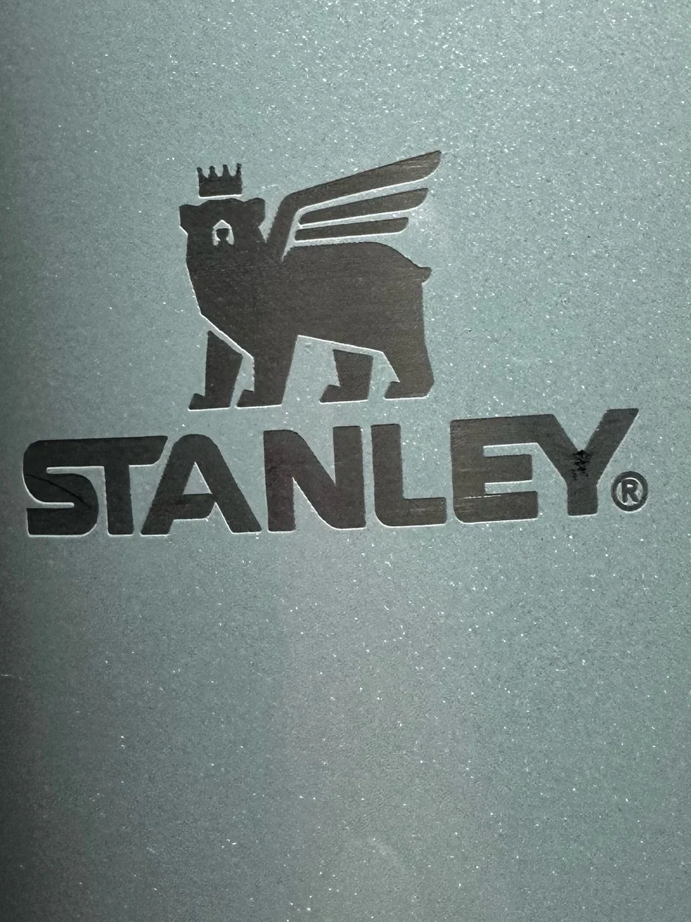 Stanley Shimmery 40 oz Light Blue Travel Mug with Handle - Picture 14 of 14